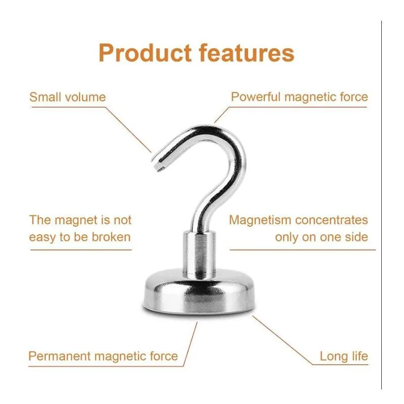 4 Pcs Magnetic Hook Sdy-97826 - Shop Now For Best Deals