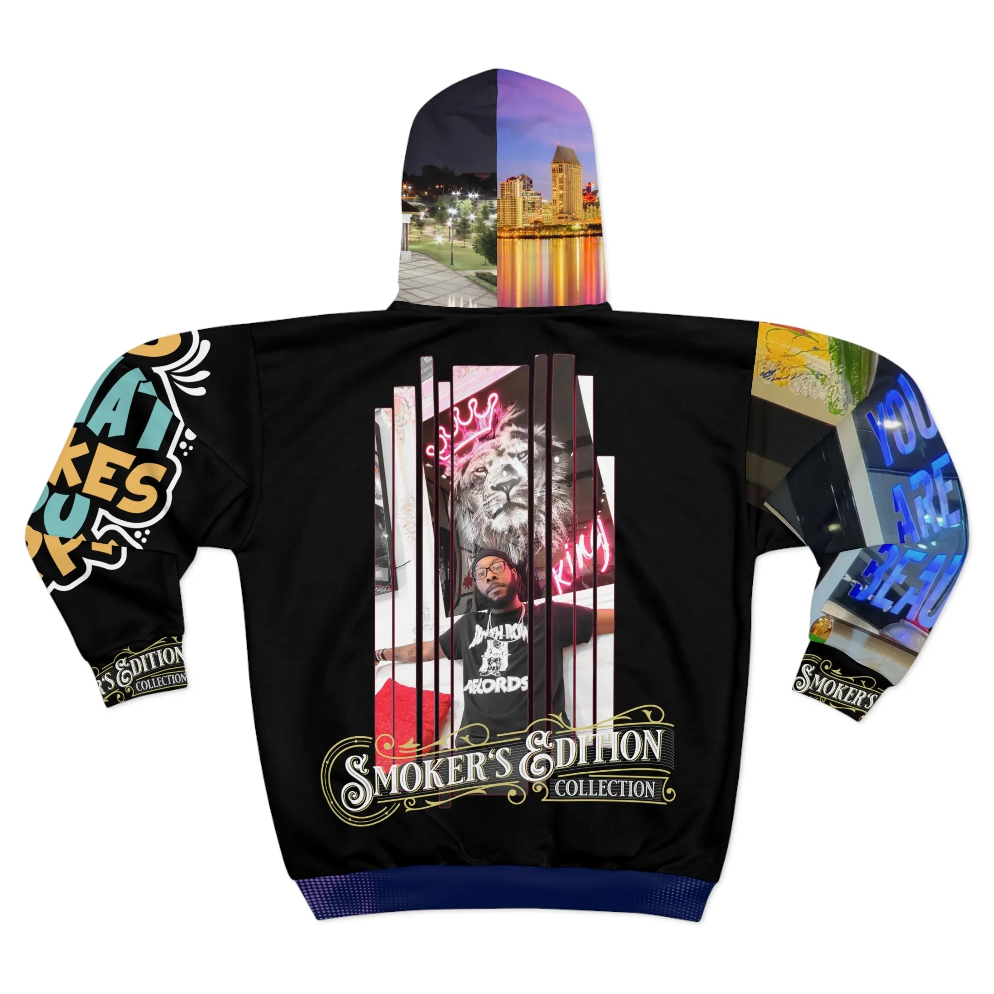 AOP Unisex Zip Hoodie