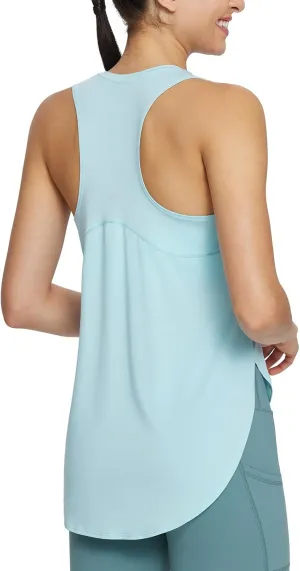 baleaf Women's Workout Tank Tops Loose Fit Racerback Top Sleeveless Shirts Lightweight Yoga Athletic Gym Running