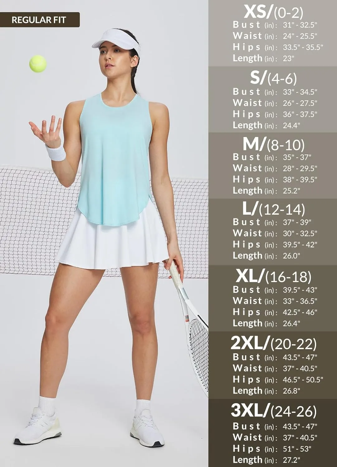 baleaf Women's Workout Tank Tops Loose Fit Racerback Top Sleeveless Shirts Lightweight Yoga Athletic Gym Running