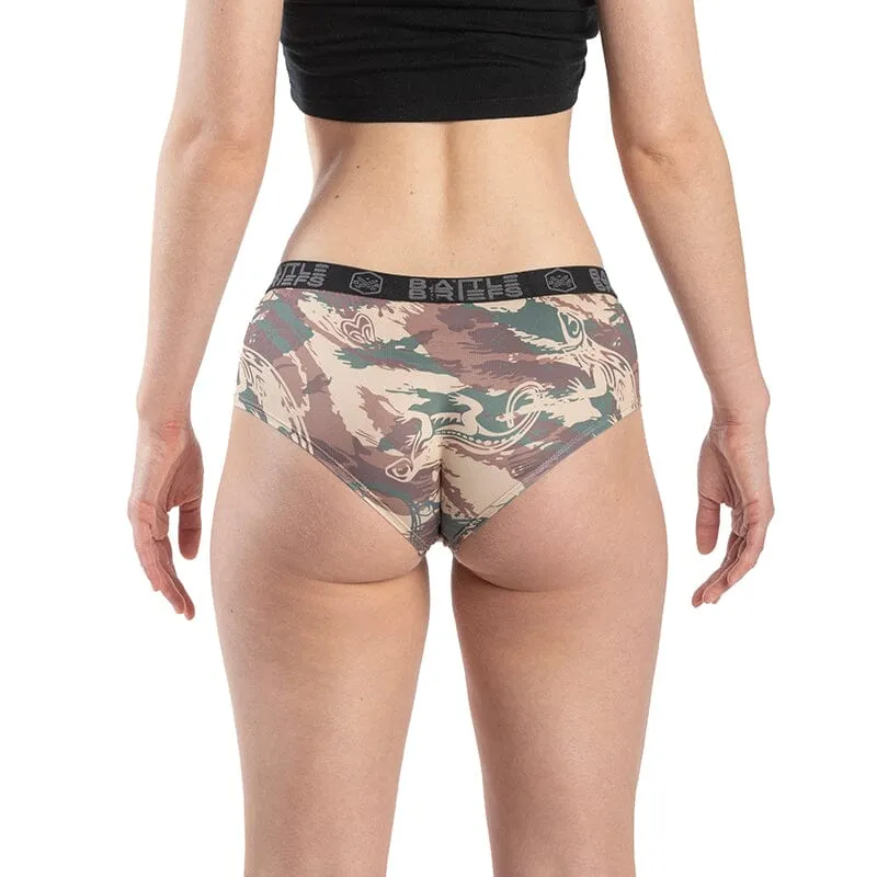 Battle Briefs Women's Greek Lizard