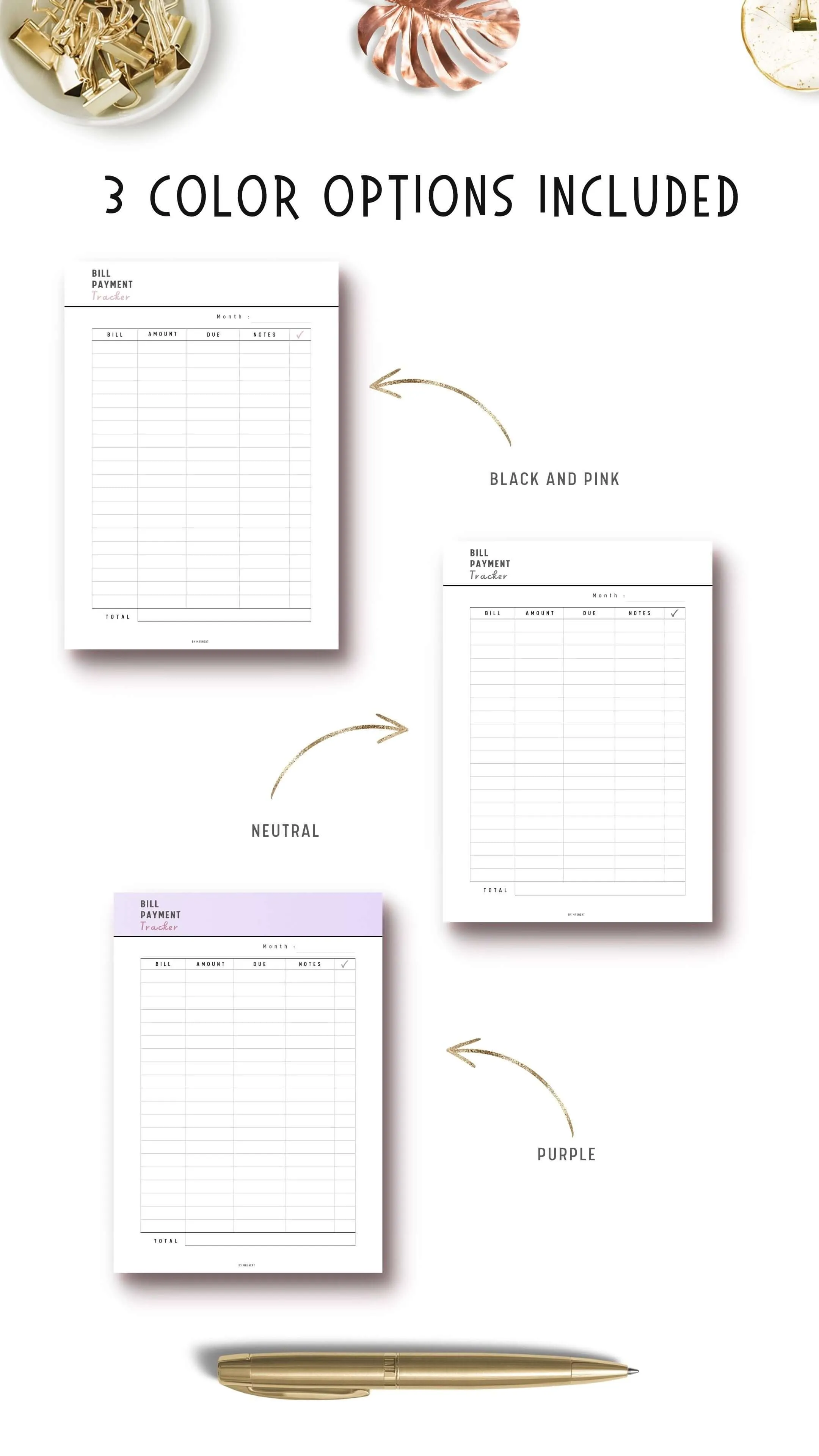 Bill Payment Tracker - M037