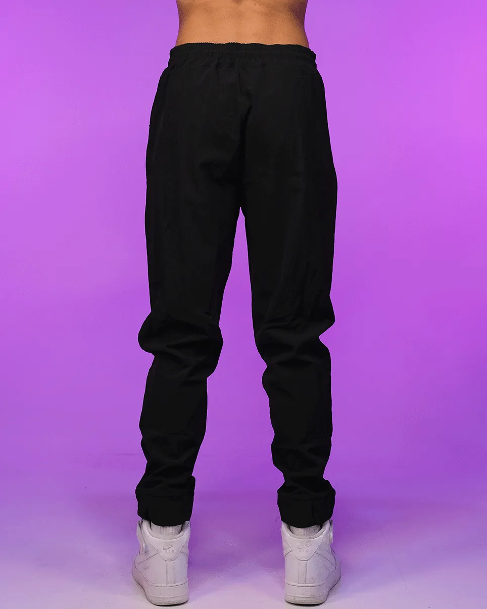 Black Reflective Joggers
