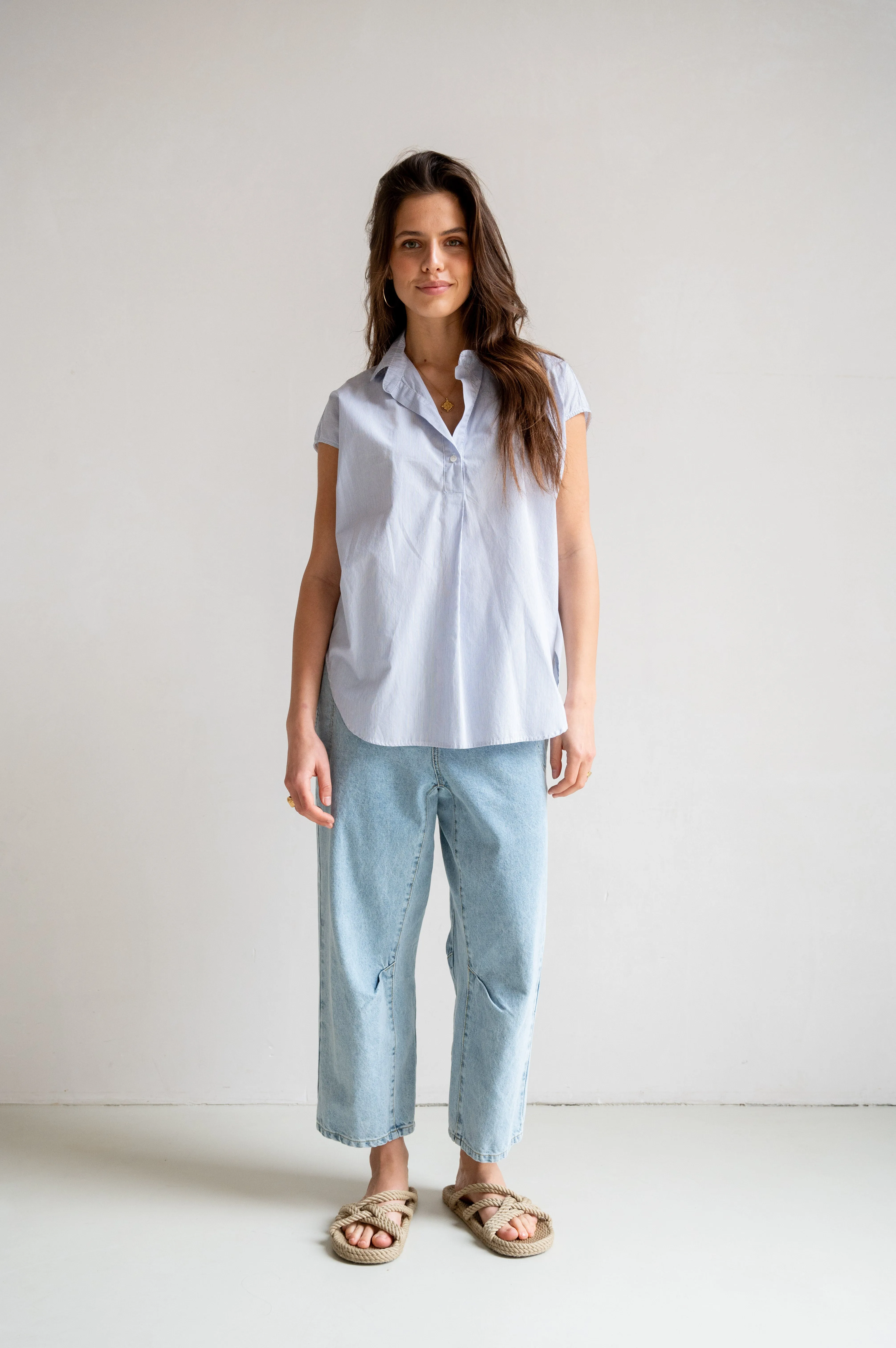 BLOUSE (S25Z766LTD) STRIPE