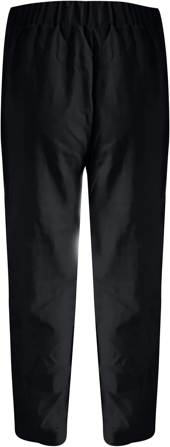 BZGTZT Women's Cotton Linen Pants Summer Casual Wide Leg Trousers Elastic High Waist Loose Fit Lounge Pants with Pocket