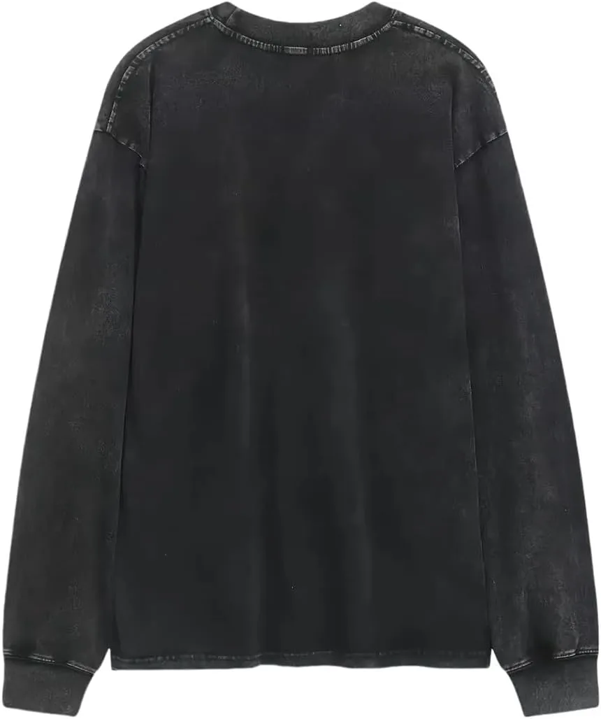 Con Este Cuerpazo Quin Necesita Pelo Classic Old Retro Long Sleeve Shirt Men's Woman Round Neck Sports T-Shirt