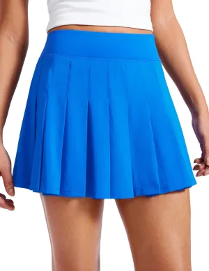 CRZ YOGA Cute Pleated Skirts for Women High Waisted Tennis Golf Skorts with Pockets Casual Athletic Workout Skater