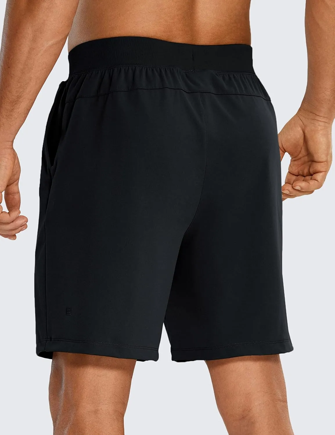 CRZ YOGA Men's Four-Way Stretch Workout Shorts - 7'' Soft Durable for Casual Athletic with Pockets