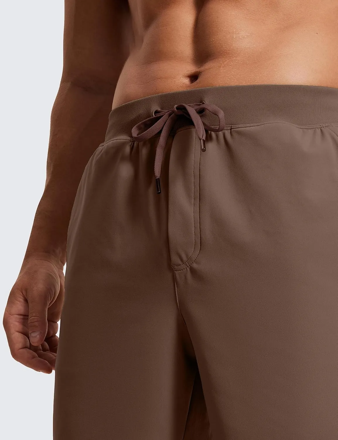 CRZ YOGA Men's Four-Way Stretch Workout Shorts - 7'' Soft Durable for Casual Athletic with Pockets