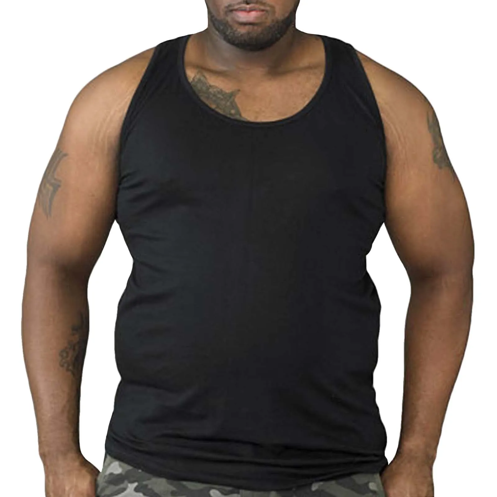 D555 Mens Fabio Big & Tall Sleeveless Muscle Vest