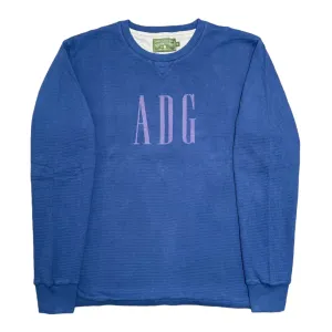 Denim Tears ADG Inc. Long Sleeve Thermal Shirt Navy