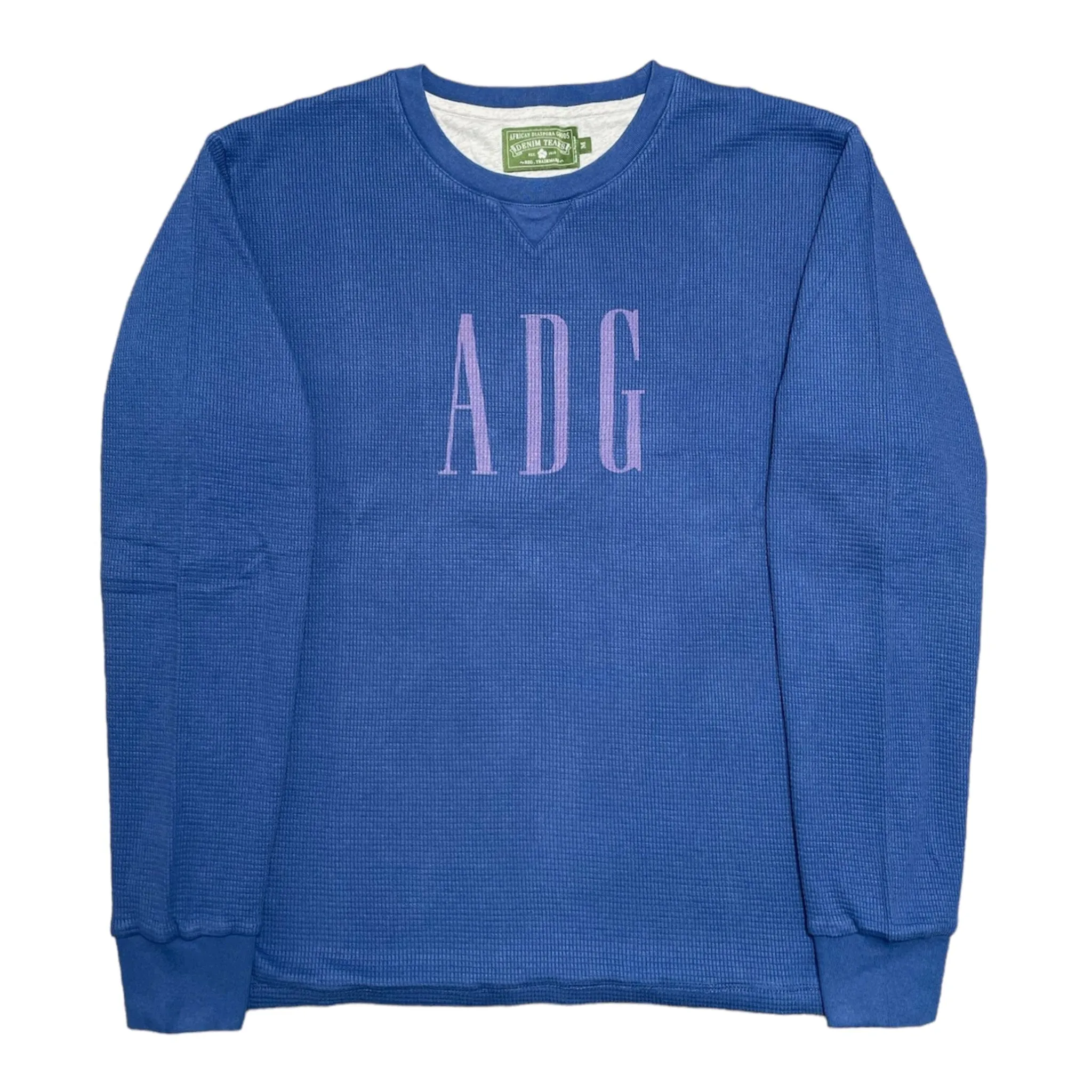 Denim Tears ADG Inc. Long Sleeve Thermal Shirt Navy