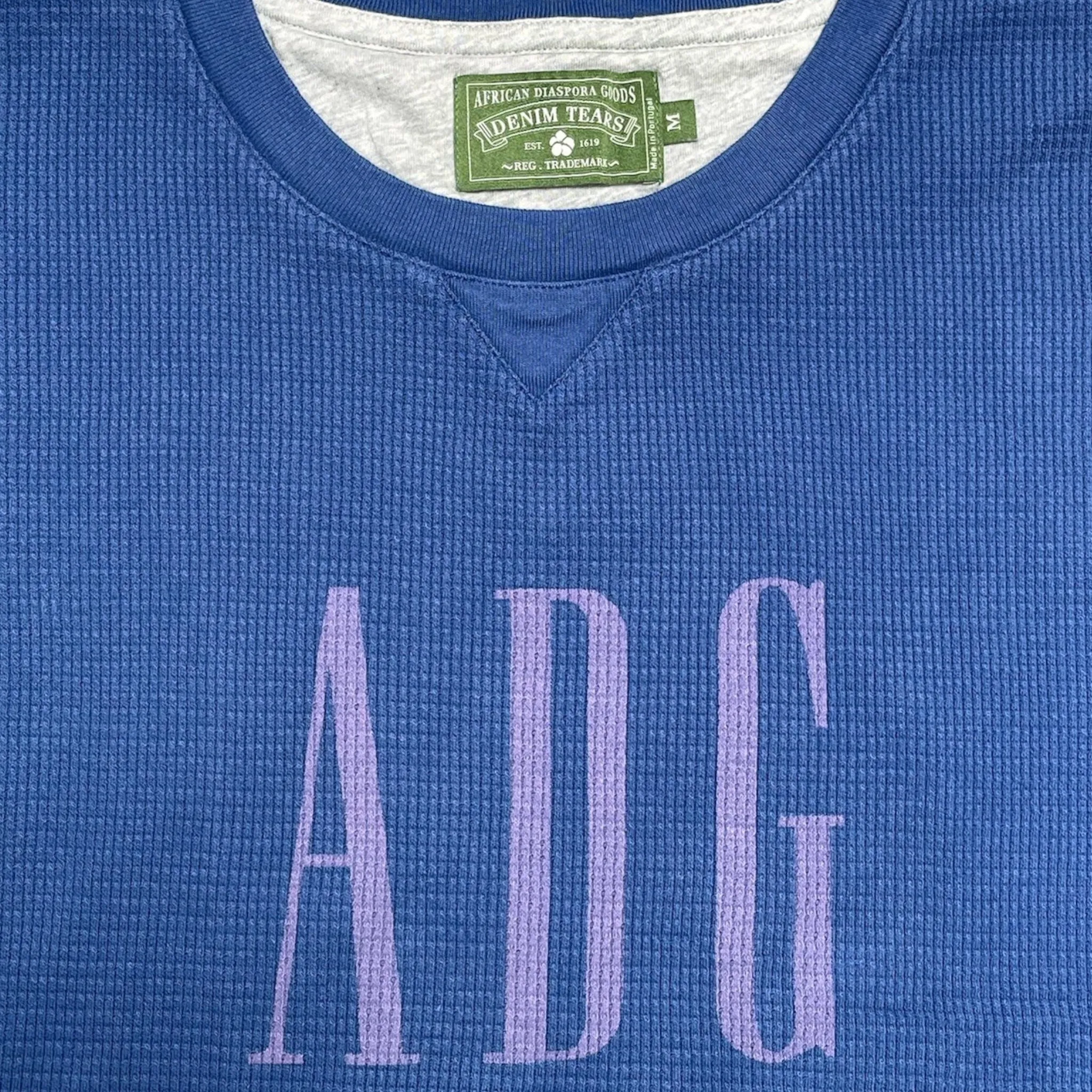 Denim Tears ADG Inc. Long Sleeve Thermal Shirt Navy