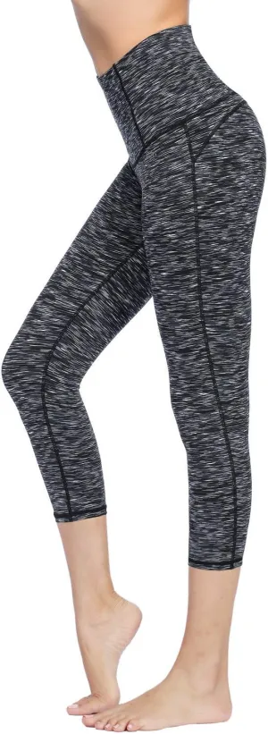 Dragon Fit Compression Yoga Pants Power Stretch Workout Leggings with High Waist Tummy Control