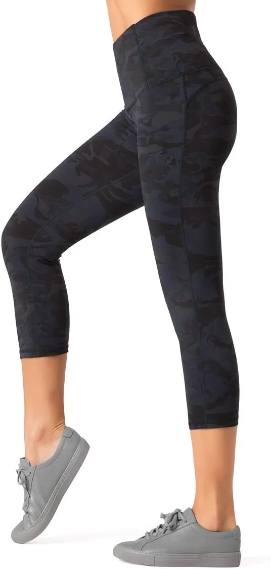Dragon Fit Compression Yoga Pants Power Stretch Workout Leggings with High Waist Tummy Control