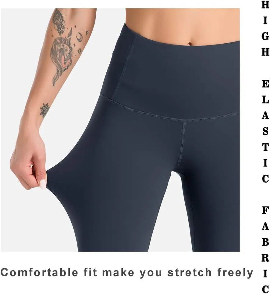 Dragon Fit Compression Yoga Pants Power Stretch Workout Leggings with High Waist Tummy Control