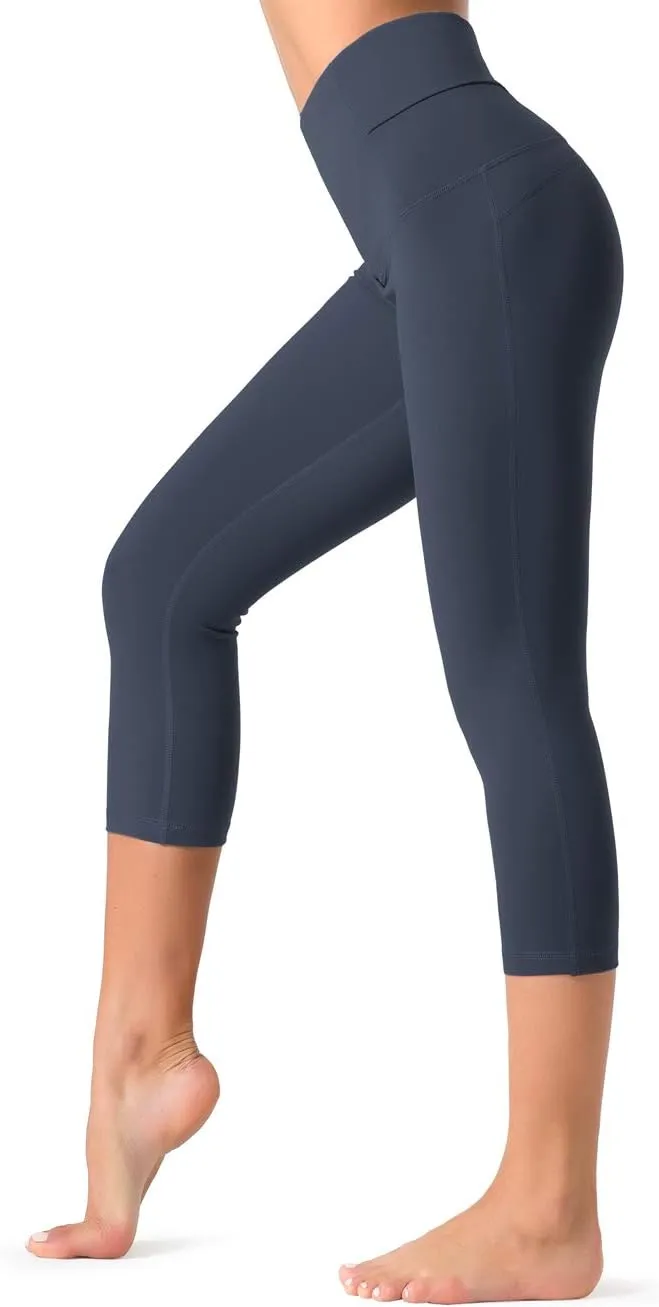 Dragon Fit Compression Yoga Pants Power Stretch Workout Leggings with High Waist Tummy Control