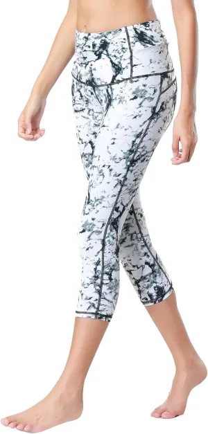 Dragon Fit Compression Yoga Pants Power Stretch Workout Leggings with High Waist Tummy Control
