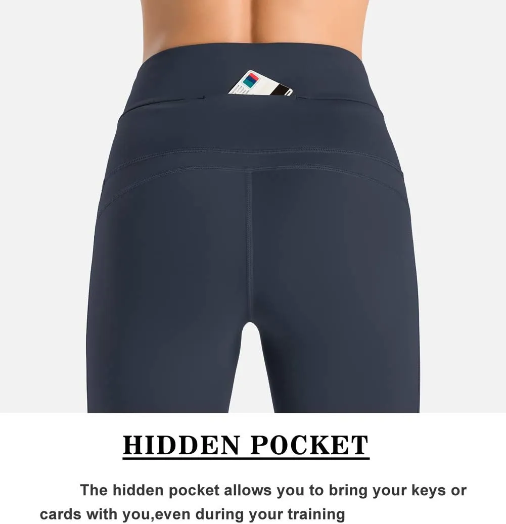 Dragon Fit Compression Yoga Pants Power Stretch Workout Leggings with High Waist Tummy Control
