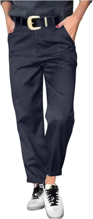 Dress Pants for Women Wide Leg High Waist Casual Loose Fit Straight Leg Work Pants Business Trousers with Pockets
