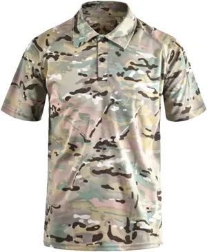 Dvbfufv Men's Shirts Men's Tactical Camo1 Polos Shirt Men's Clothing Summer Casual Quick Dry T- Shirt