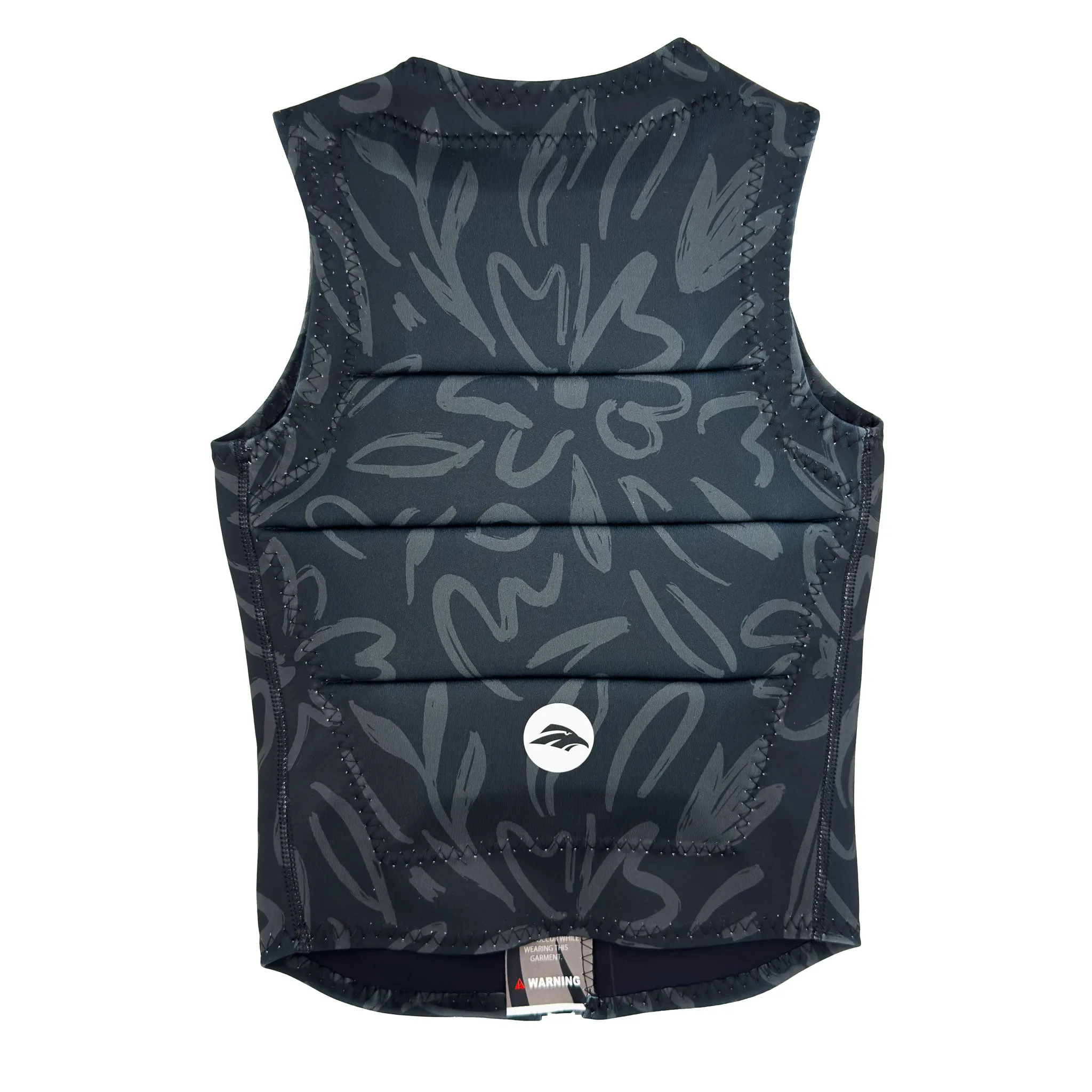 Eagle Women's Floral Vest - Black
