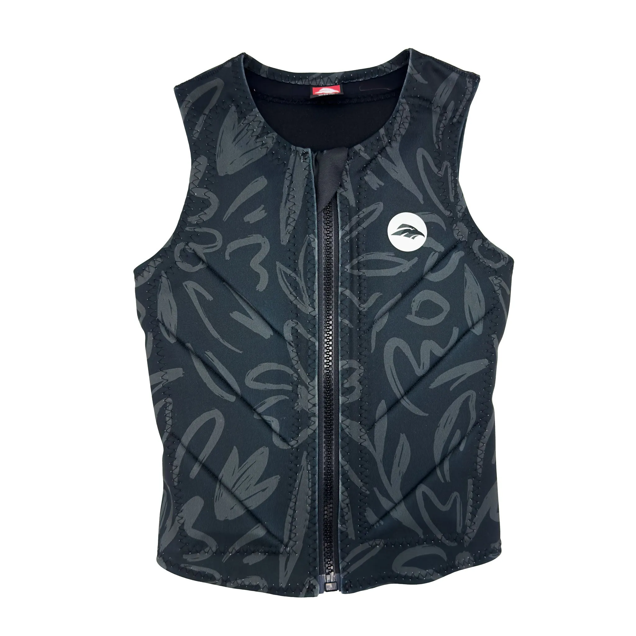 Eagle Women's Floral Vest - Black