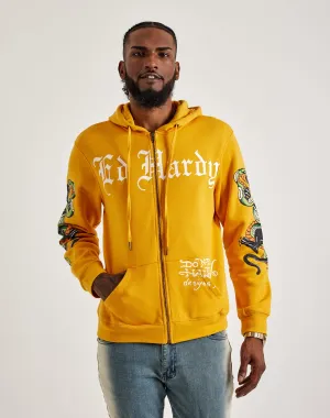 Ed Hardy Panther Snake Full-Zip Hoodie
