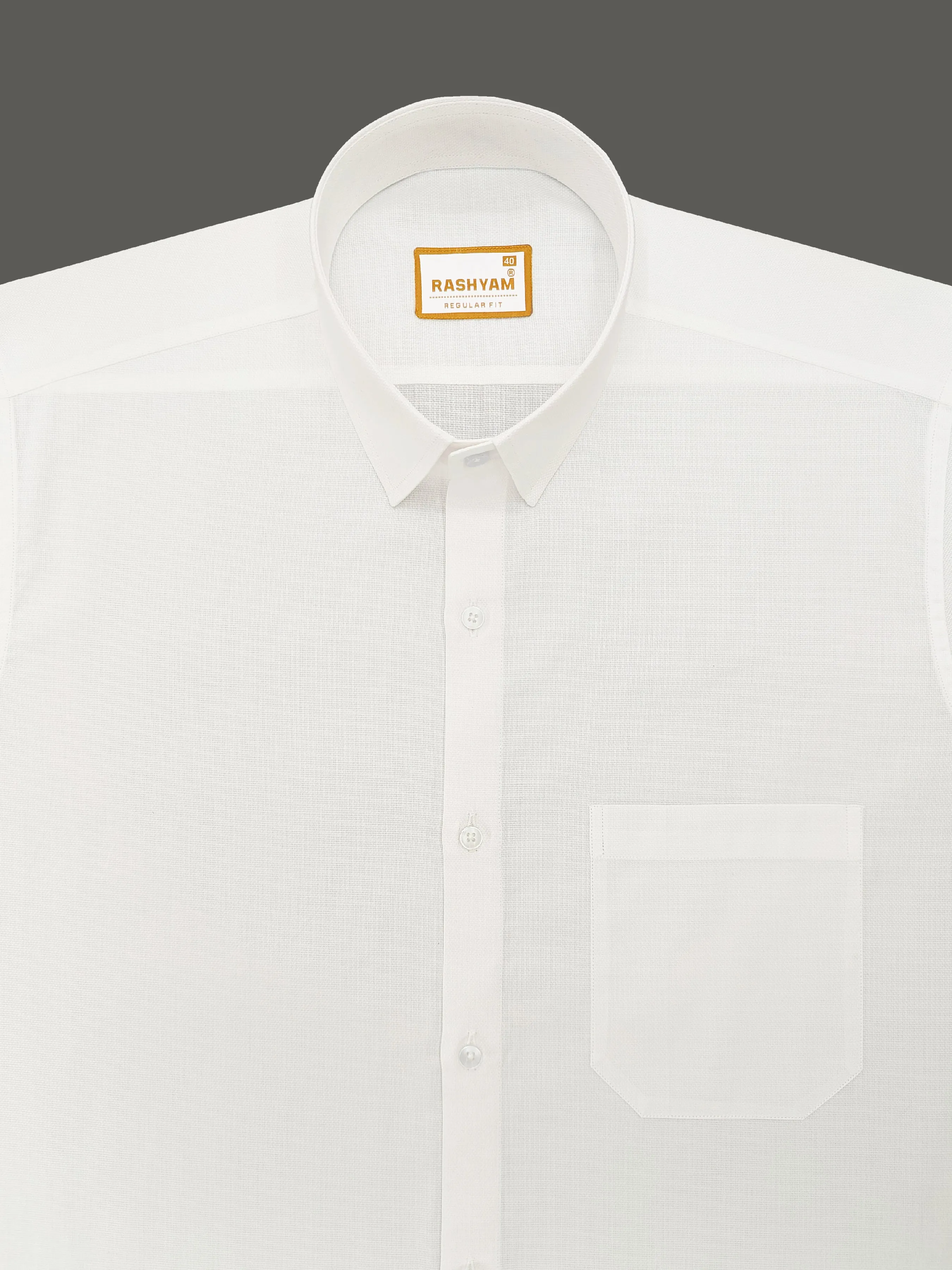 Faenza Luxury Cotton Egyptian Bright White Formal Shirt For men