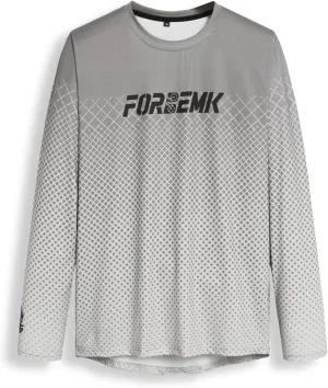 FORBEMK Men's Bike Shirts Long Sleeve Quick Dry&Moisture-Wicking Running Hiking Cycling Jerseys Long Sleeve Bicycle Shirt