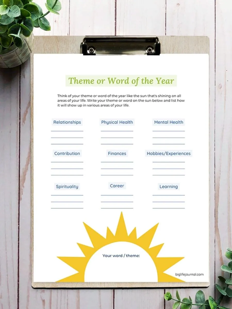 Goal Setting Kit PDF (ages 18-99)