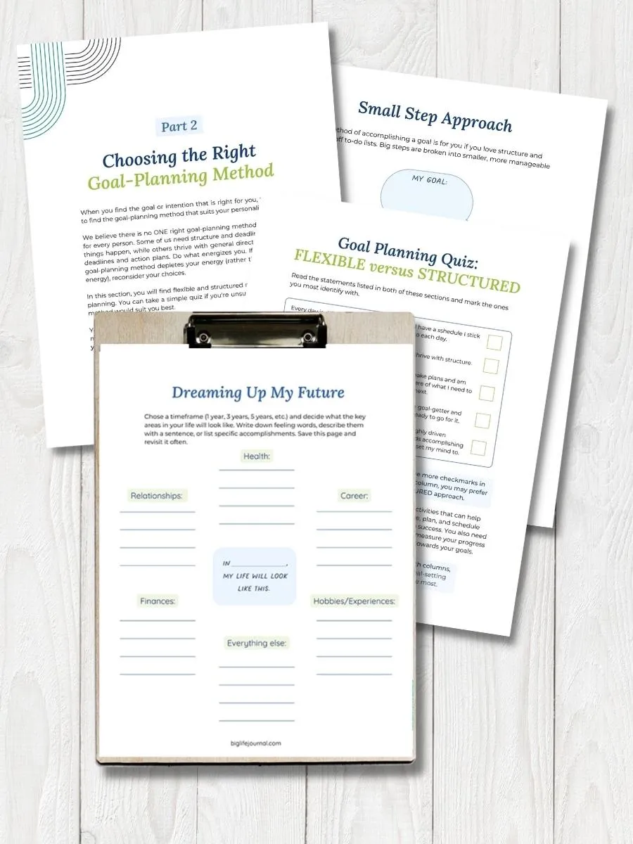 Goal Setting Kit PDF (ages 18-99)