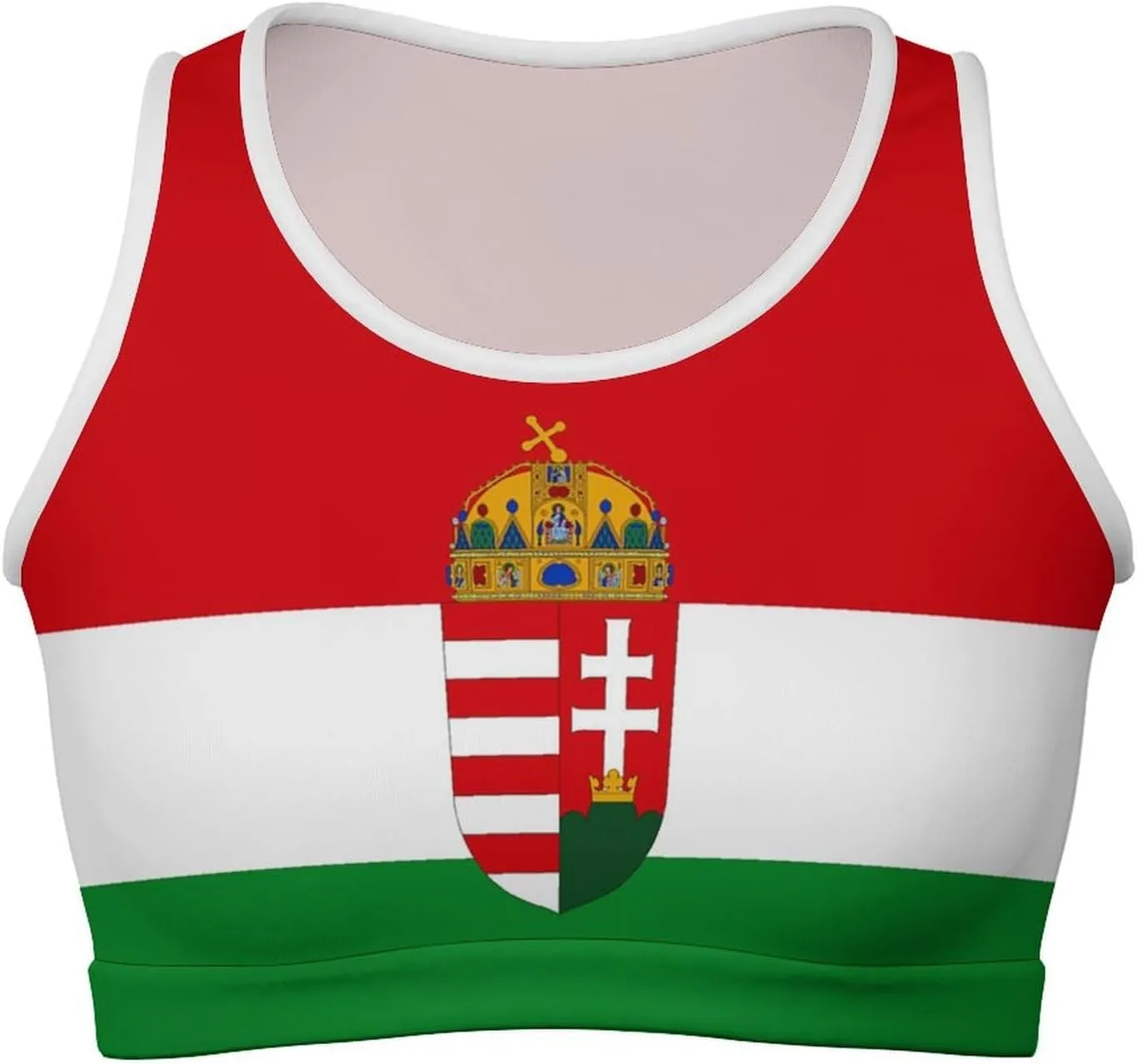 Haiti Flag Crop Tops for Women Workout Cropped Tank Top Soft Camisole Yoga Shirts Athletic Undershirts