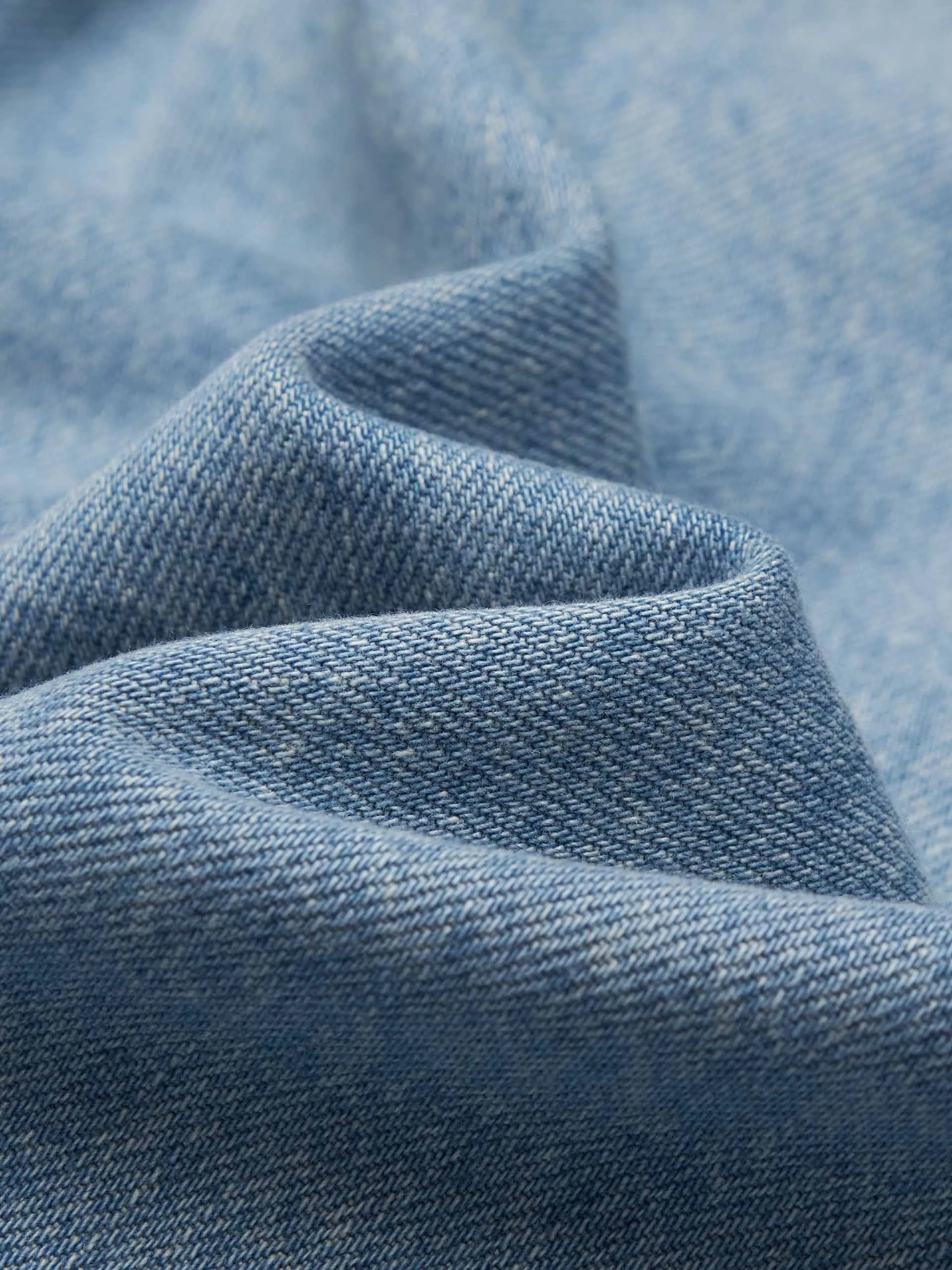 Half Button Cotton Blouse