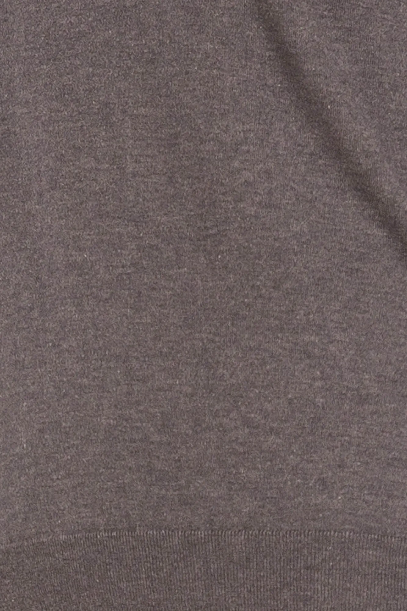 Hermes - Long Sleeve Grey Zip Neck Sweater - L