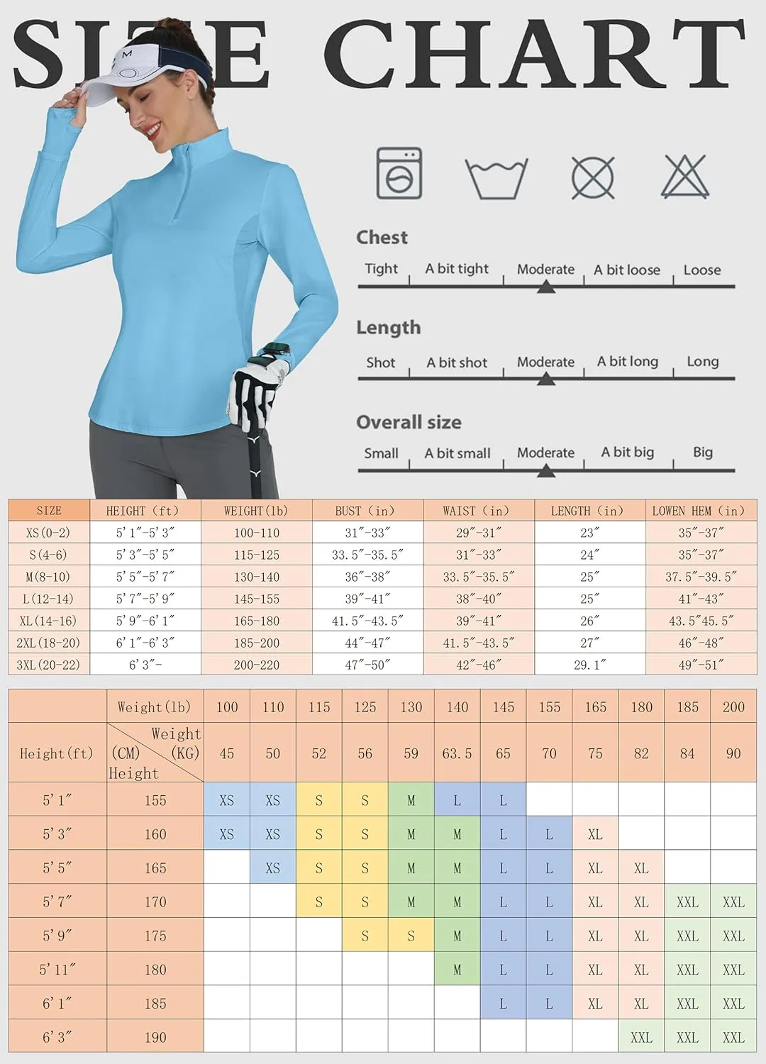 Hiverlay Women's Quick Dry Shirts Long Sleeve for Running Hiking Workout UPF50  Lightweight Pullover Top with Pocket