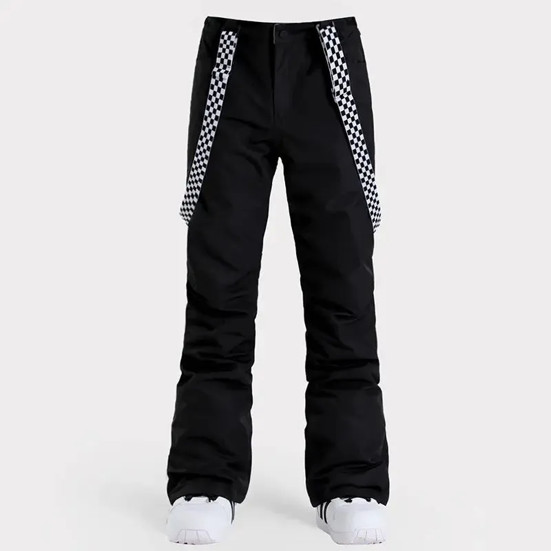 HOTIAN Women's Ski Pants Adjustable Strap Snowboard Pants