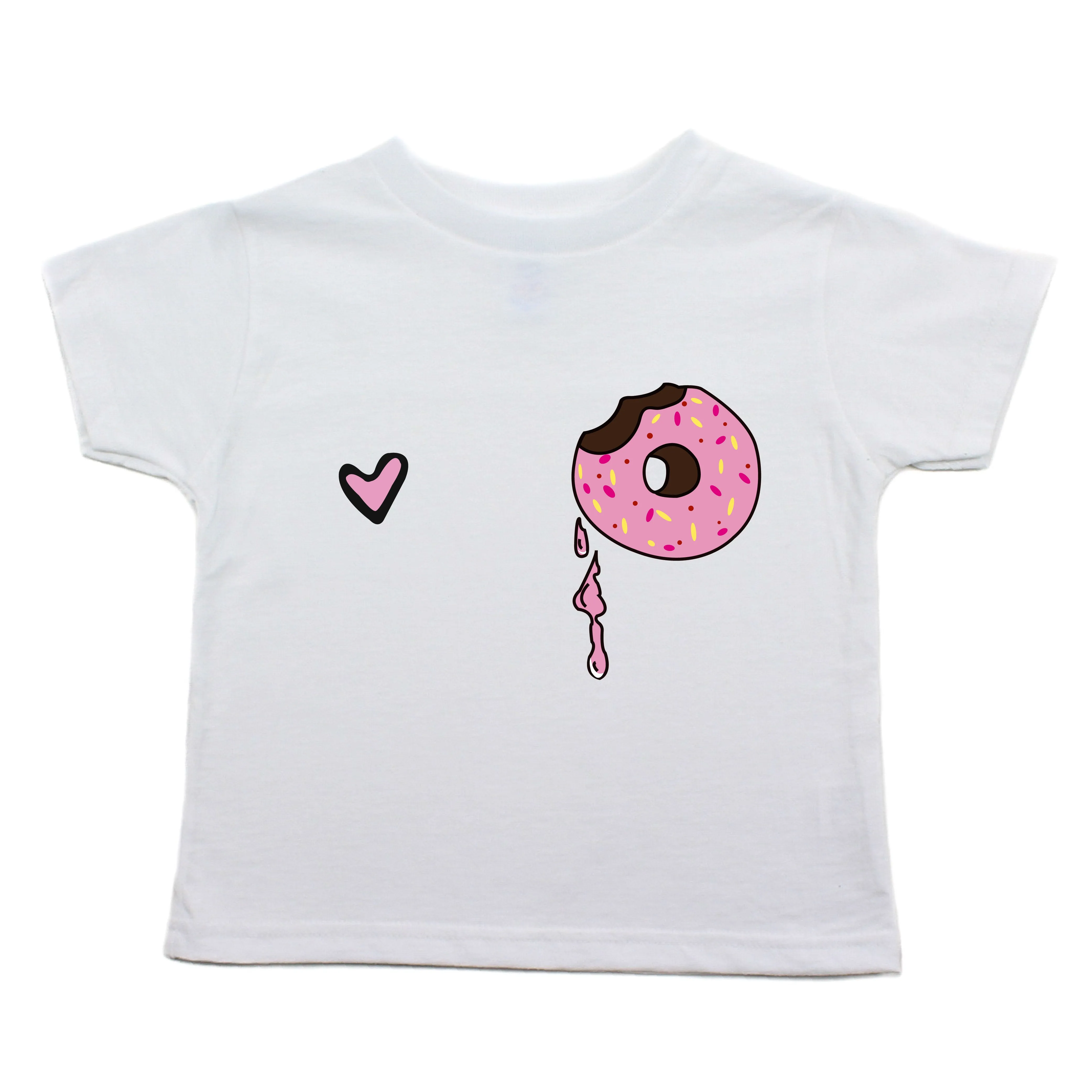I Love Donut SPK Toddler Short Sleeve 100% Cotton T-Shirt