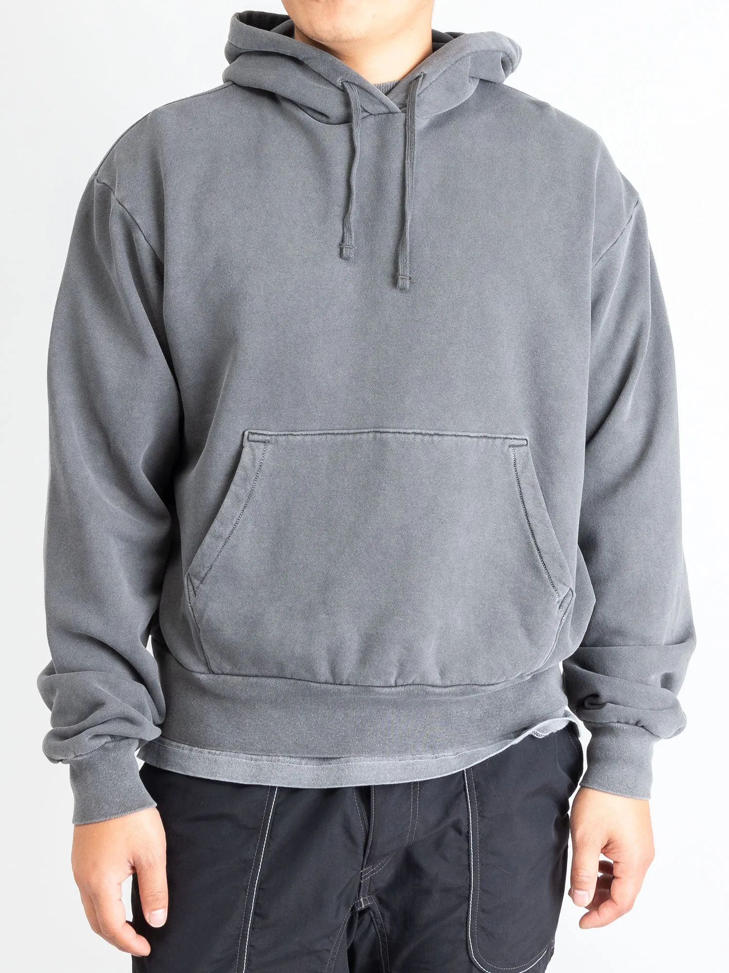 Interval Hoodie in Washed Black