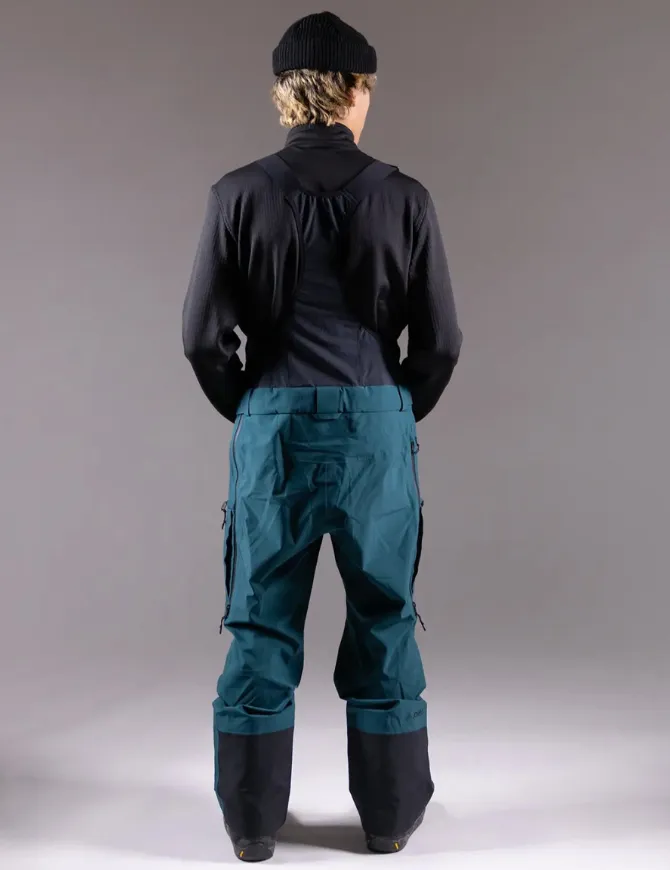 Jones Men's Shralpinist Stretch Recycled 3L Bib Pant 2025 | Pacific Teal