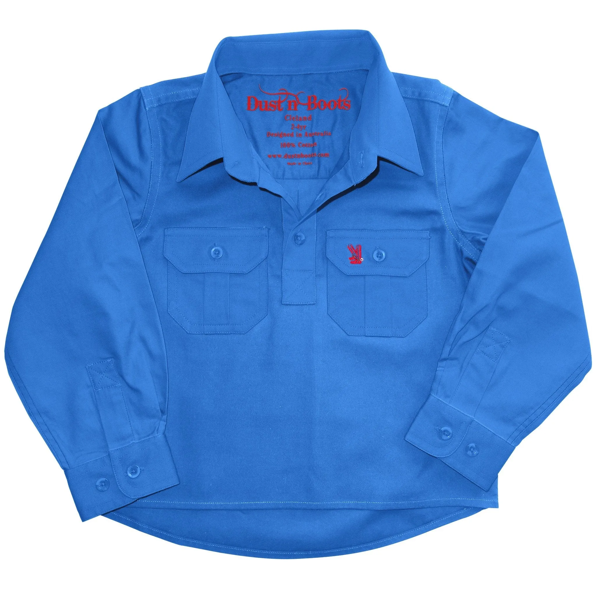 Kids Ocean Half Button