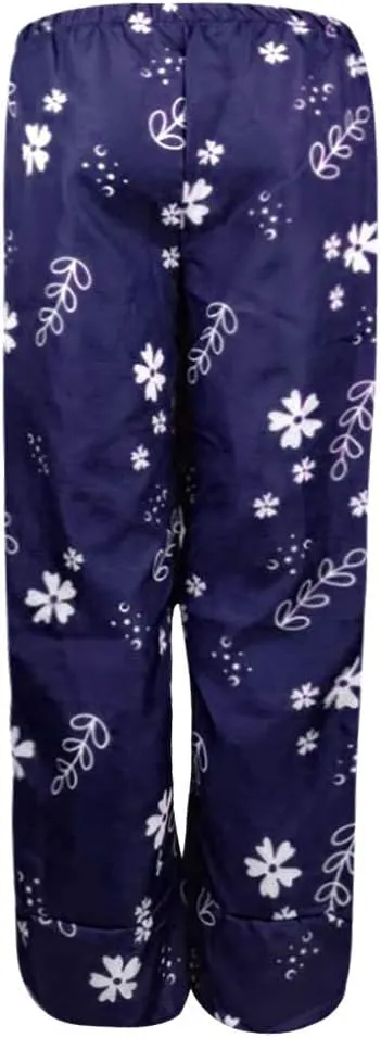 LCMTWX Cotton Pants for Women Casual Baggy Elastic Waist Trouser Wide Leg Pant with Pocket Fashion Pant Summer Pants for