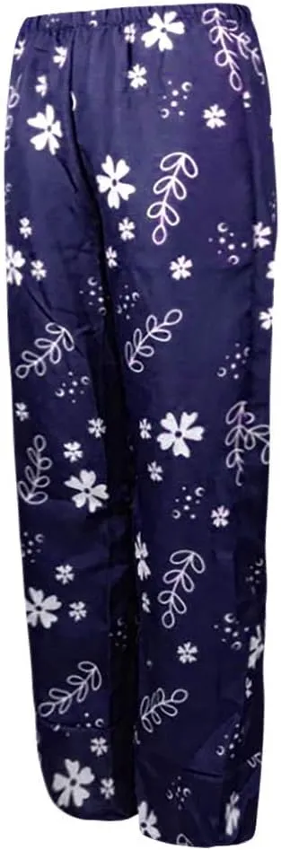 LCMTWX Cotton Pants for Women Casual Baggy Elastic Waist Trouser Wide Leg Pant with Pocket Fashion Pant Summer Pants for