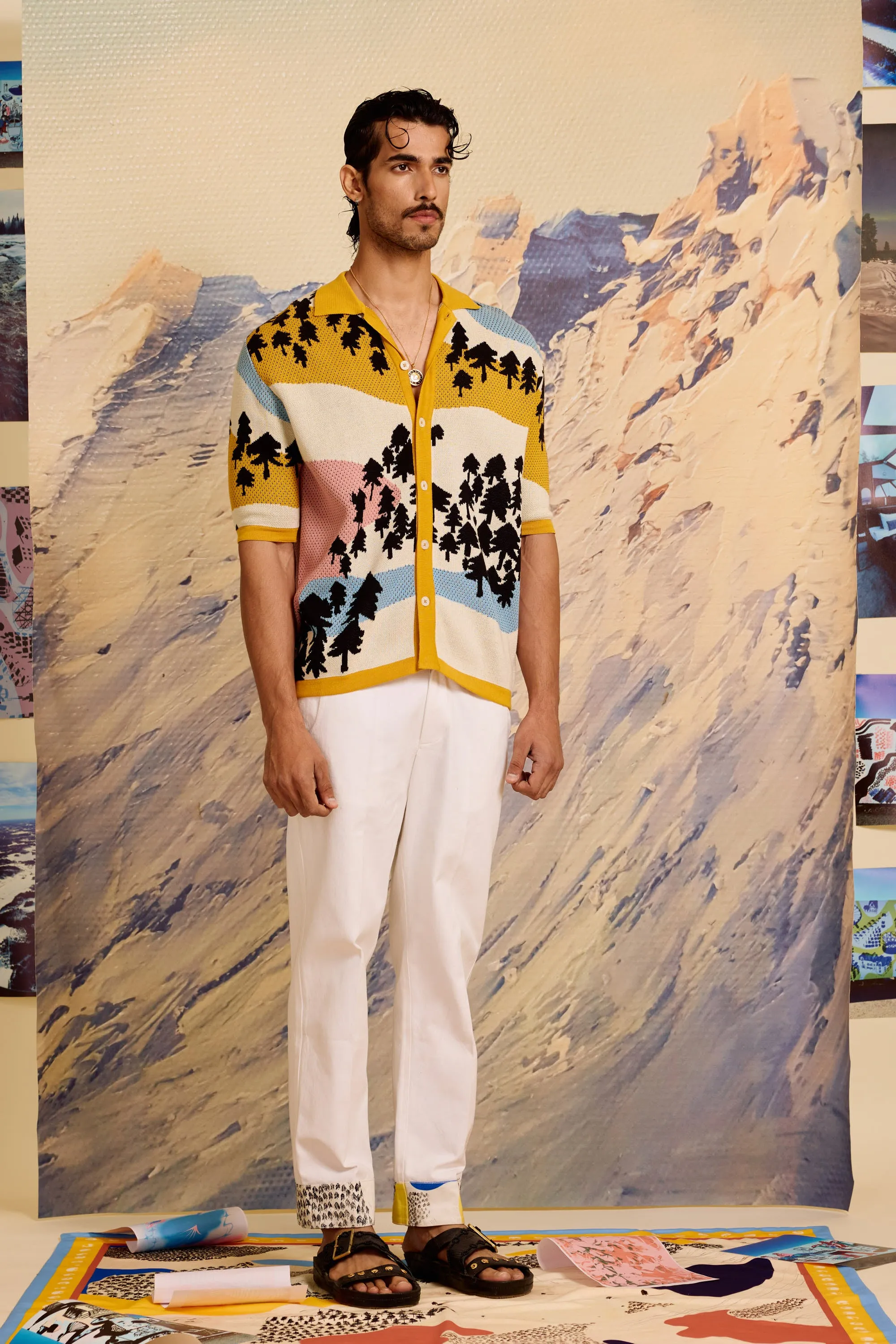 Leviland Jacquard Knit Shirt