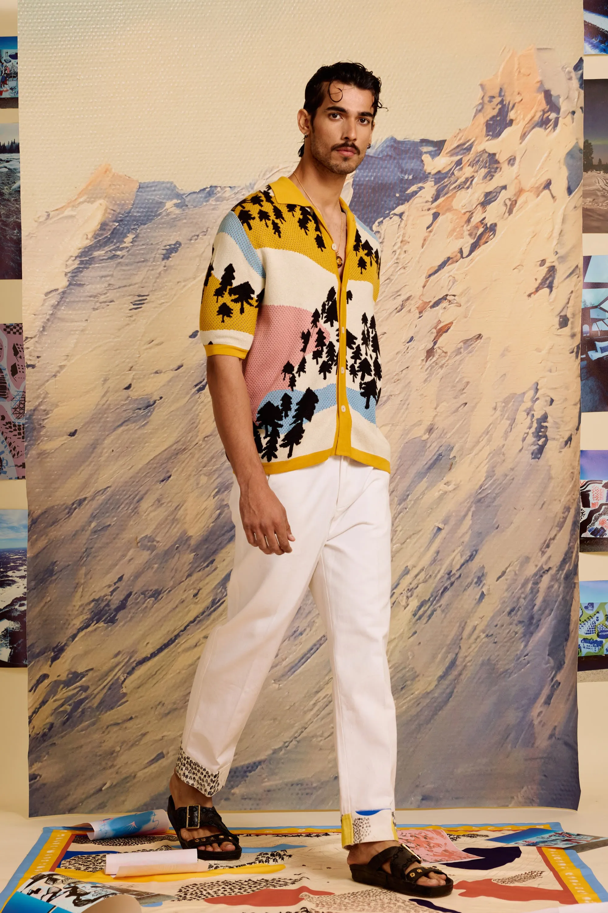 Leviland Jacquard Knit Shirt