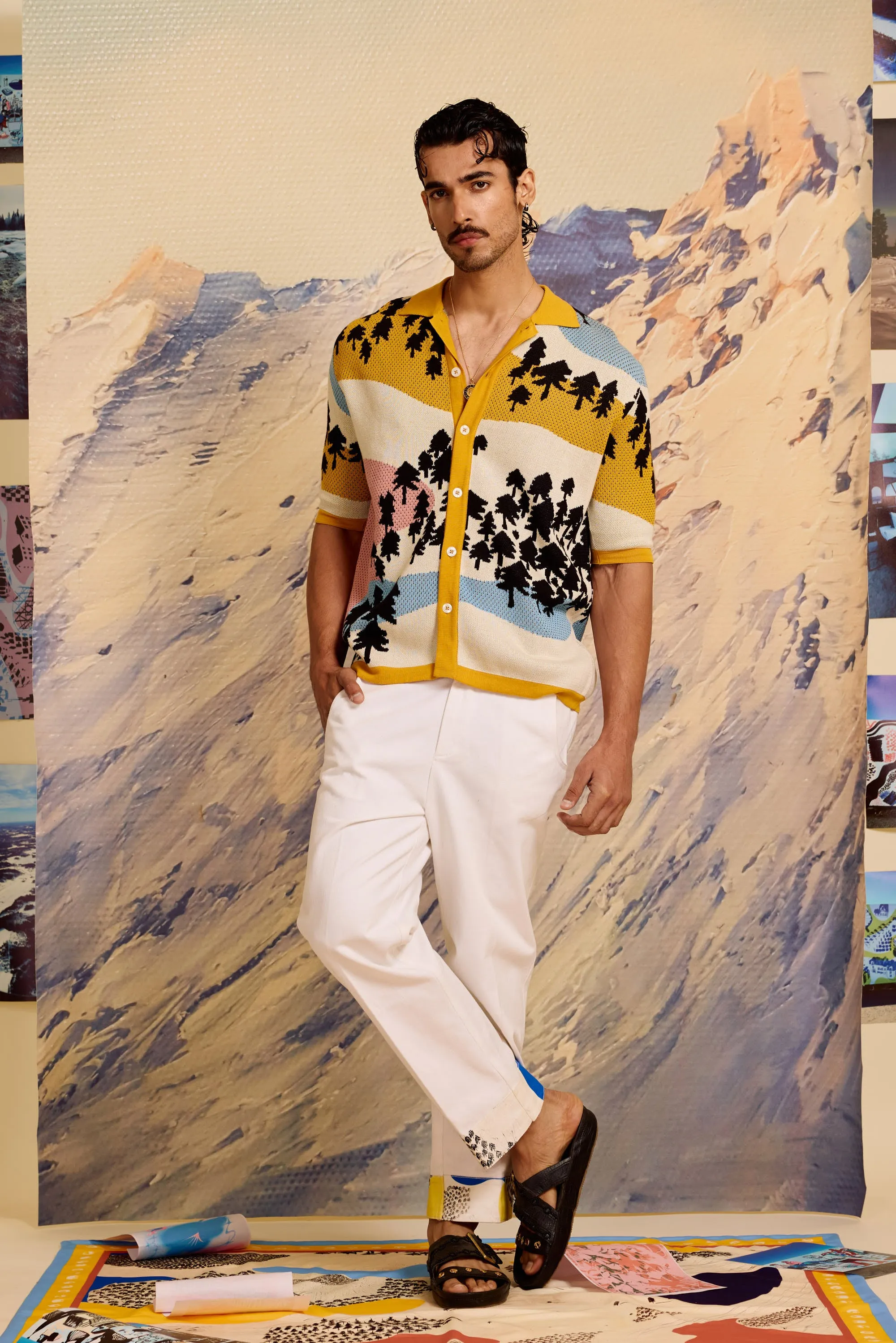 Leviland Jacquard Knit Shirt