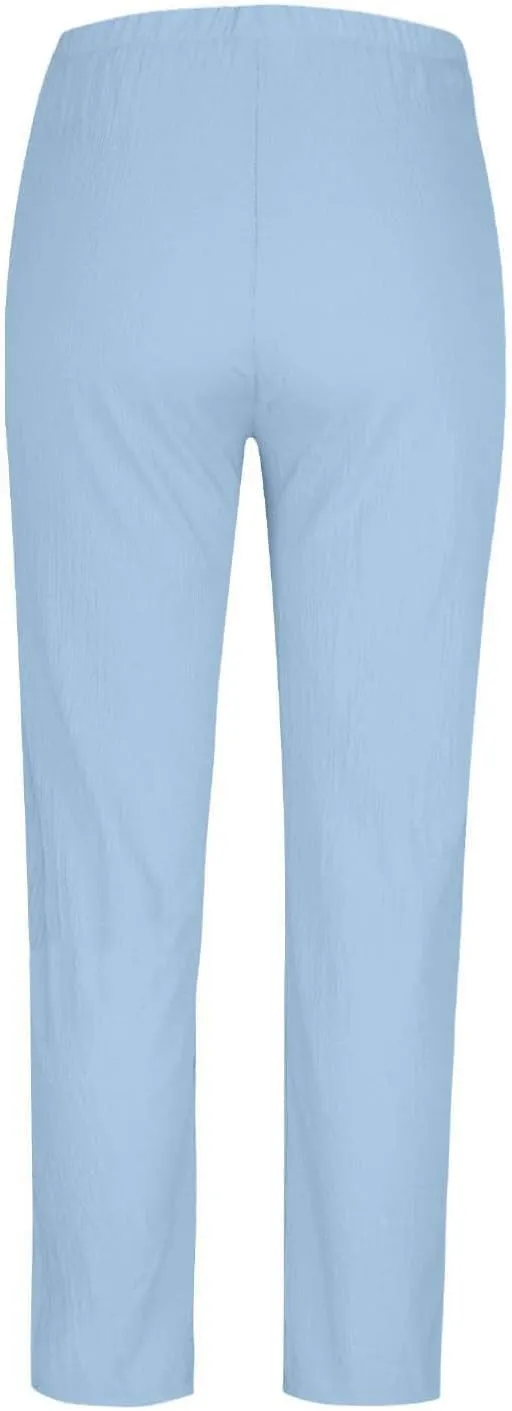 Linen Pants Women Summer Hight Waist Casual Pants Comfy Pull On Straight Leg Trousers with Pockets Trendy Lounge Pants