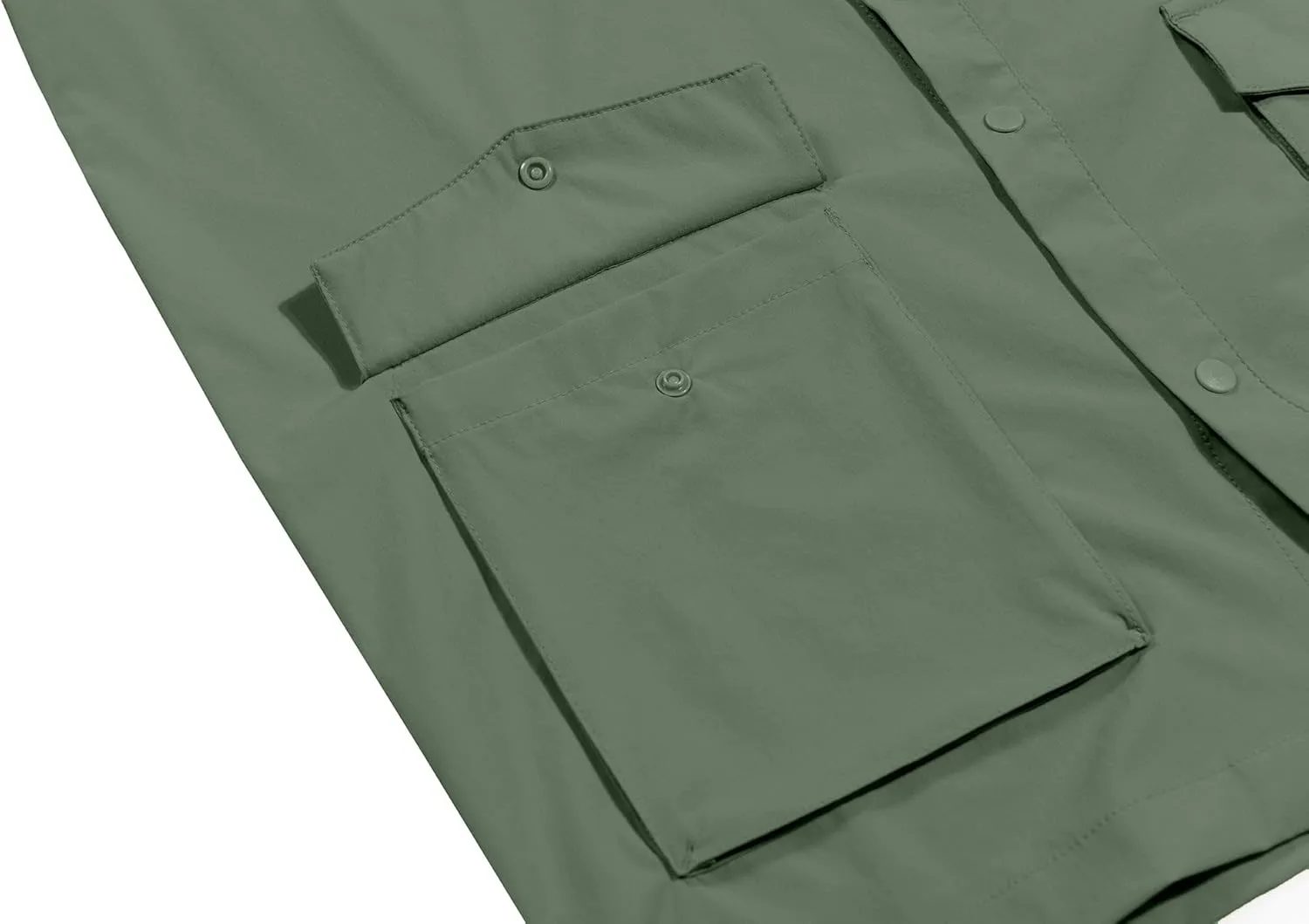 Little Donkey Andy Men's Lightweight Quick Dry Shirts for Hiking Travel Fishing Short Sleeve UPF50 Cargo Pocket