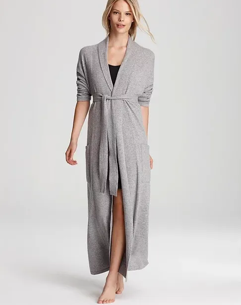 Long Cashmere Robe