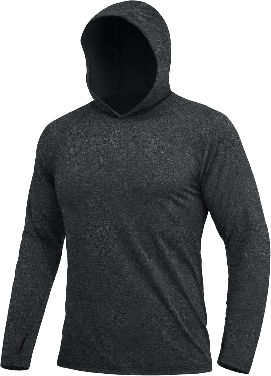 MAGCOMSEN Men's UPF 50  Sun Protection Hoodie Lightweight Long Sleeve Rash Guard Shirts Fishing Swim Athletic Workout